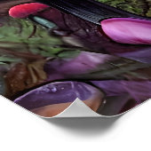 Het paddenstoelbos | AI Art Poster (Hoek)