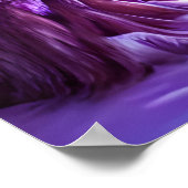 Het paddenstoelbos in de winter | AI Art Poster (Hoek)