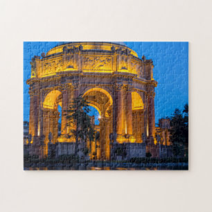 Het Palace Of Fine Arts bij het aanbreken van de d Legpuzzel