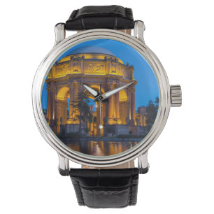 Het Palace Of Fine Arts bij zonsopgang Horloge