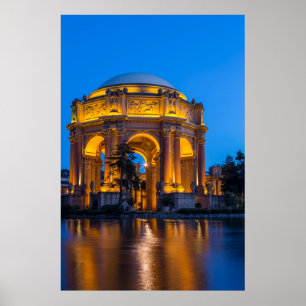 Het Palace Of Fine Arts bij zonsopgang Poster