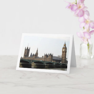 Het Palace of Westminster, Londen, Engeland Kaart