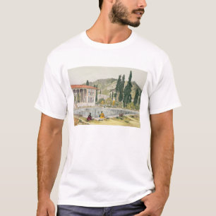 Het paleis en de tuinen van Ashref, Perzië, bord  T-shirt