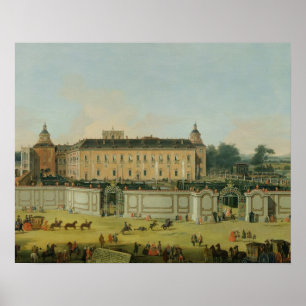 Het Paleis van Aranjuez, 1756 (olie op het canvas) Poster