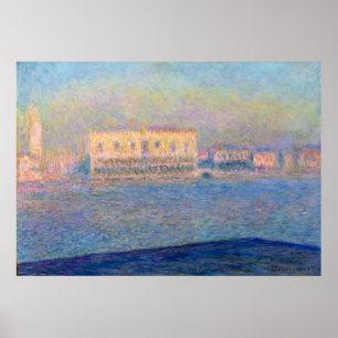 Het paleis van Claude Monet Doge San Giorgio Maggi Poster