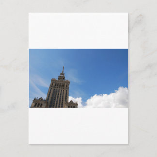 Het paleis van cultuur en wetenschap briefkaart