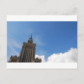 Het paleis van cultuur en wetenschap briefkaart