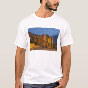 Het paleis van de paus in Avignon bij zonsondergan T-shirt
