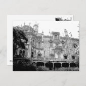 Het paleis van het Briefkaart Quinta da Regaleira (Voorkant / Achterkant)