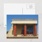 Het Paleis van Minoan van Knossos Briefkaart (Voorkant / Achterkant)