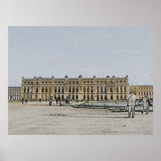 Het paleis van Versailles Poster (Voorkant)
