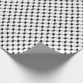 Het Palestijnse Arabisch Kufiya Pattern Gepersonal Cadeaupapier (Hoek)