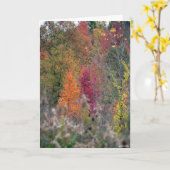 Het Palet van de herfst Kaart (Gele Bloem)