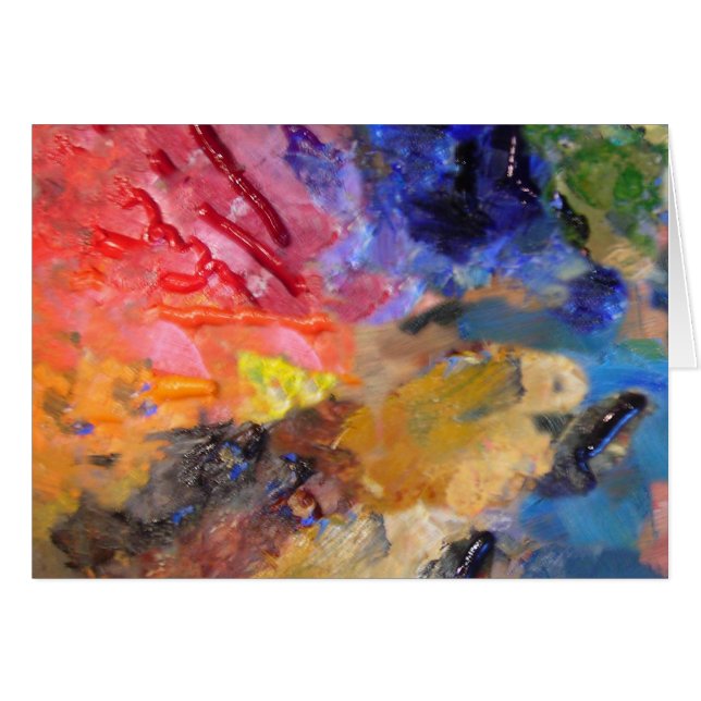 Het Palet van de Kunstenaar van de Schilder Kleurr (Voorkant Horizontaal)