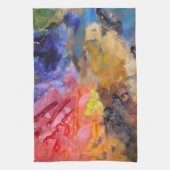 Het Palet van de Kunstenaar van de Schilder Kleurr Theedoek (Verticaal)