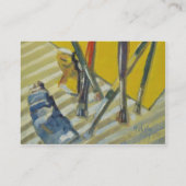 Het Palet van de Kunstenaar van de Schilder Kleurr Visitekaartje (Achterkant)