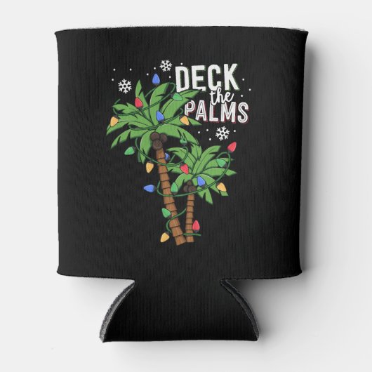 Het palmpalm Tropical Hawaii-kerstpalm decimeert Blikjeskoeler (Voorkant)