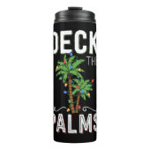 Het palmpalm Tropical Hawaii-kerstpalm decimeert Thermosbeker (Voorkant)