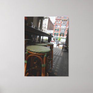 Het palviljoen "Gaye Elise Beda", "New York City, Canvas Afdruk