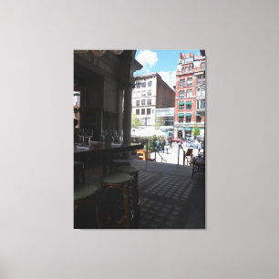 Het palviljoen "Gaye Elise Beda", "New York City, Canvas Afdruk