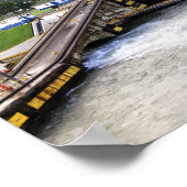 Het Panamakanaal, Hoge Def Fotografie Poster (Hoek)