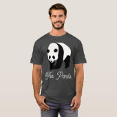 Het Panda kleurenblok T-shirt (Voorkant volledig)