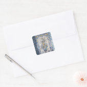 Het paneel van de trekkerij van de badkamer vierkante sticker (Envelop)