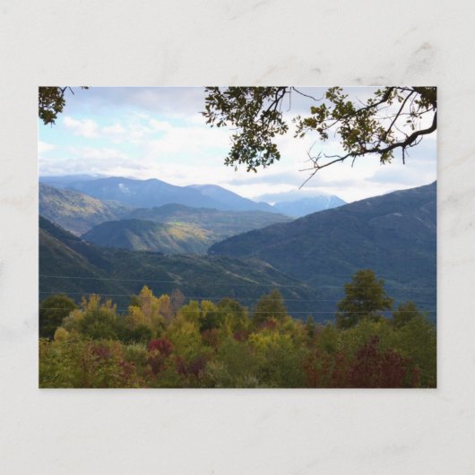 Het Panorama van Calabrië Briefkaart (Voorkant)