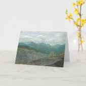 Het Panorama van de Pieken van de Berg van Kaart (Gele Bloem)