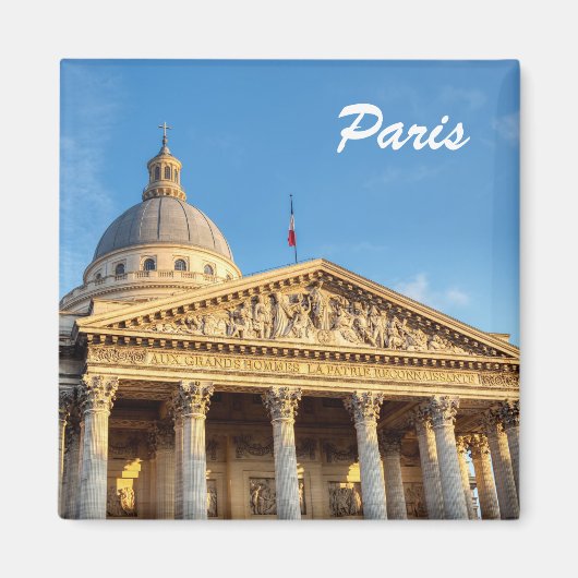 Het Pantheon in Parijs, Frankrijk Magneet (Voorkant)
