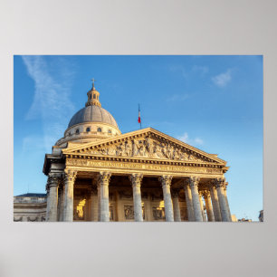Het Pantheon in Parijs, Frankrijk Poster
