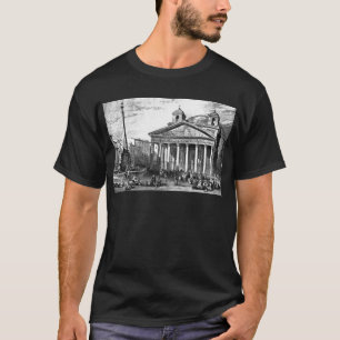 Het Pantheon in Rome, getekend door Leitch T-shirt