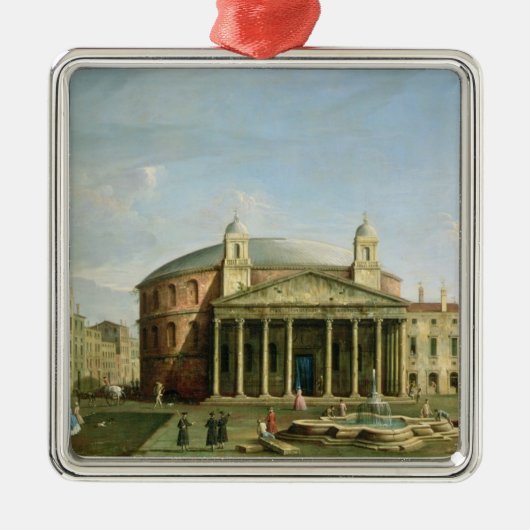 Het Pantheon in Rome Metalen Ornament (Voorkant)
