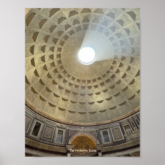 Het Pantheon, Rome, Italië Design Fotoprint Poster (Voorkant)