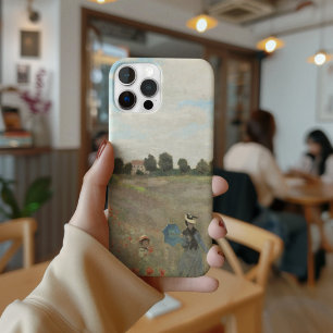 Het papaverveld bij Argenteuil door Claude Monet iPhone 15 Pro Case