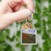 Het papaverveld sleutelhanger (Hand)