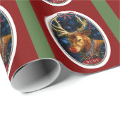 Het papier voor de kerstbeklimming van de rendierm (Rol Hoek)