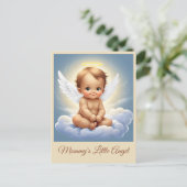 "HET PARADIJS VAN DE KLEINE ENGEL" BRIEFKAART (Staand voorkant)