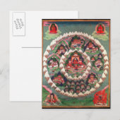Het paradijs van Shambhala, Tibetan Banner Briefkaart (Voorkant / Achterkant)