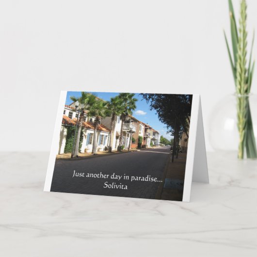 Het Paradijs van Solivita… Kaart (Voorkant)