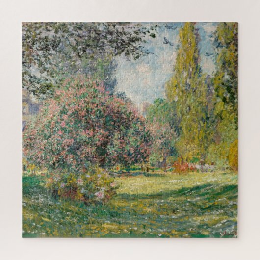 het Parc Monceau van Claude Monet | A Legpuzzel (Verticaal)