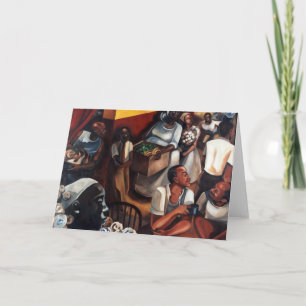 Het "parelhoen werd" los kaart Kwanzaa