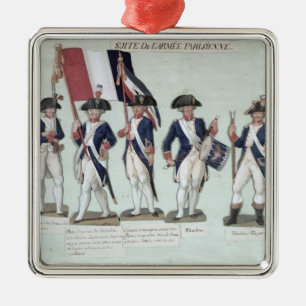 Het Parisiaanse Leger tijdens de Franse Metalen Ornament