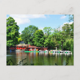 Het Park van Cismigiu in Boekarest, Roemenië Briefkaart