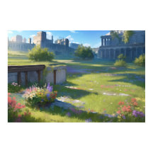 Het park van de oude stad