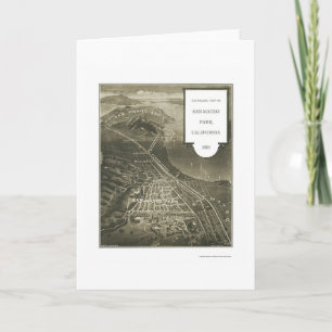 Het Park van San Mateo, de Panoramische Kaart van