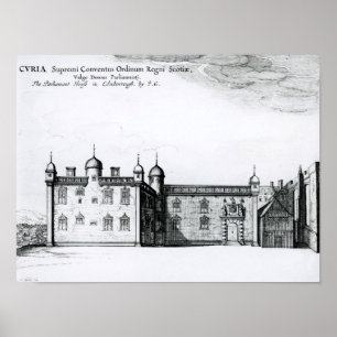 Het Parlement in Edinburgh Poster