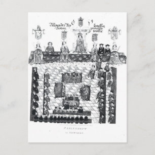 Het Parlement van Edward I Briefkaart