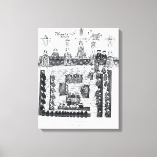 Het Parlement van Edward I Canvas Afdruk