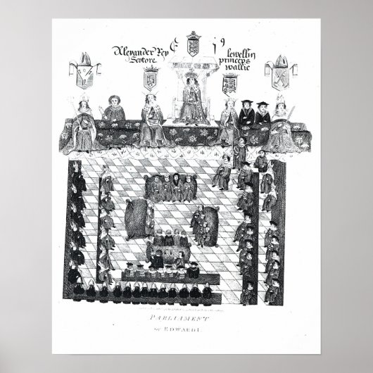 Het Parlement van Edward I Poster (Voorkant)